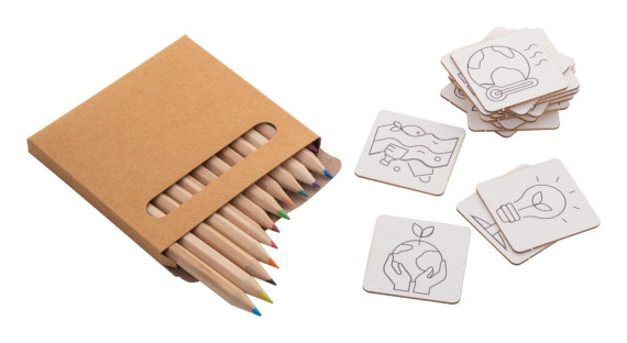 Colormor colouring memory game, environment protection