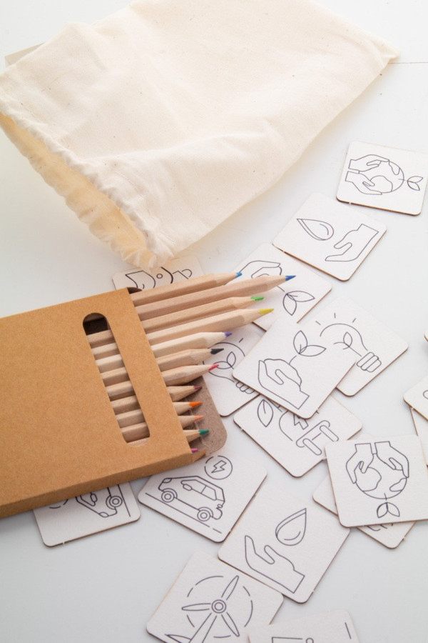 Colormor colouring memory game, environment protection