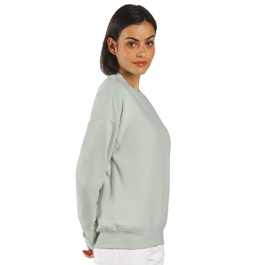 BIG, unisex crew neck organic cotton sweatshirt, 300 g/m2, mint
