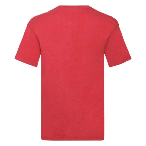 Fruit of the Loom, Original V-neck T, Men's V-neck Short Sleeve Red, 2XL