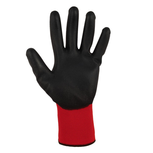 SG BASIC, safety gloves, red