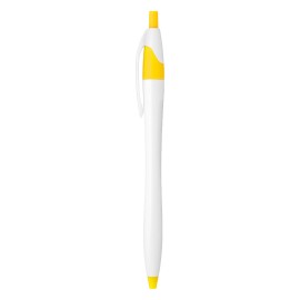 521, plastic ball pen, yellow