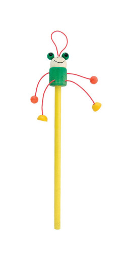 Farm wooden pencil, frog