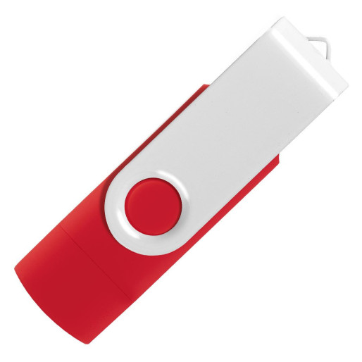 SMART C WHITE, usb flash memory, red, 32GB