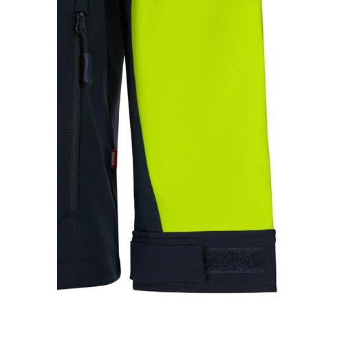 VL HESTIA LARGE. Dvobojna soft shell jakna (280g/m²), sa postavom od flisa i TPU membranom, od poliestera (96%) i elastina (4%)