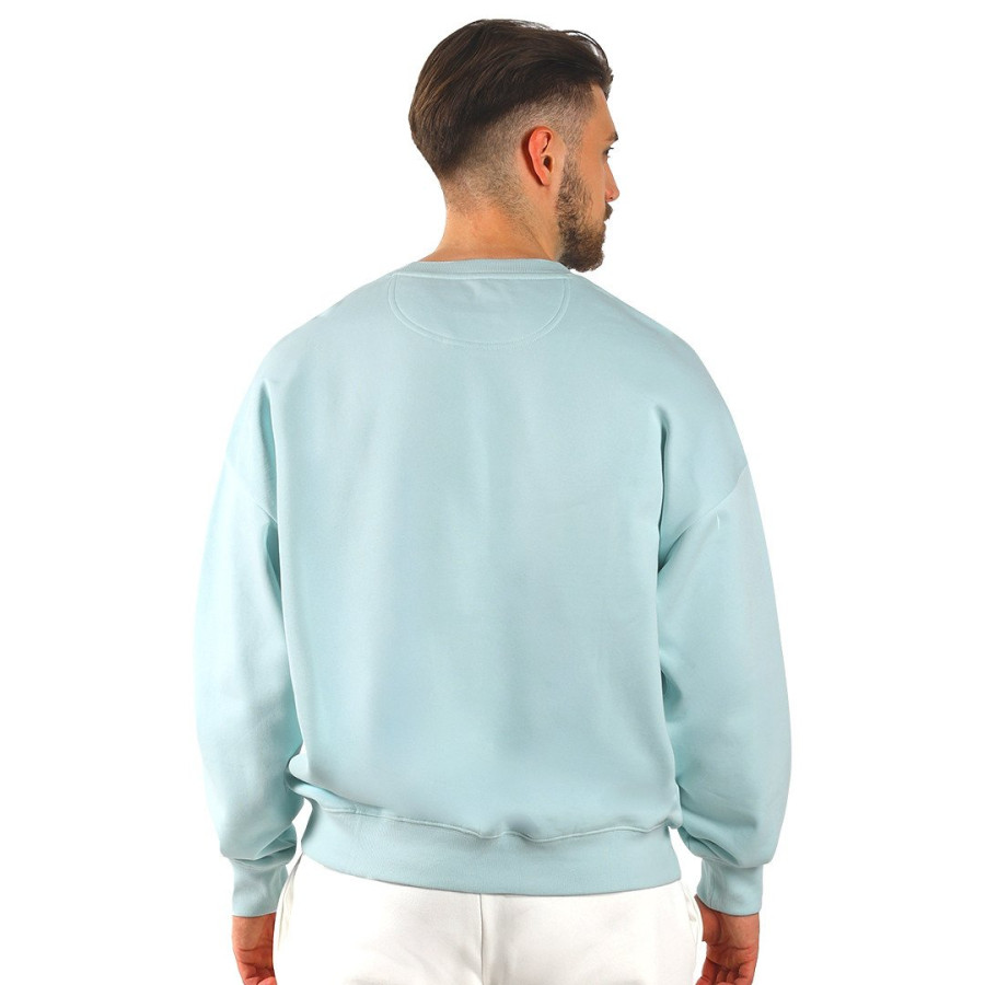 BIG, unisex široka dukserica od organskog pamuka, 300 g/m2, mint