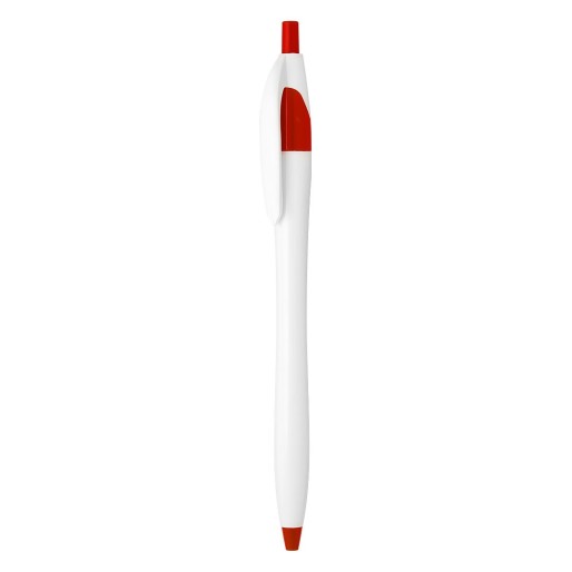 521, plastic ball pen, red