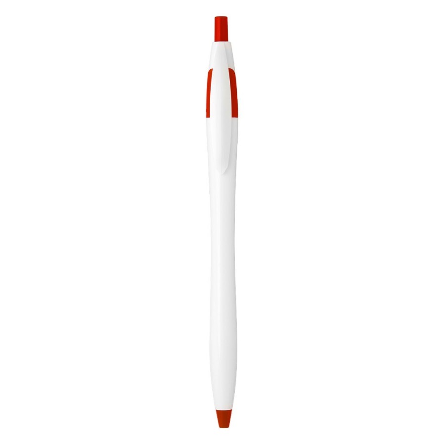 521, plastic ball pen, red