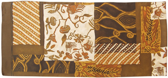 Palma ladies scarf,rusty