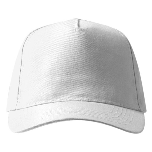 SUPER PROMO, kačket, 5 panela, beli