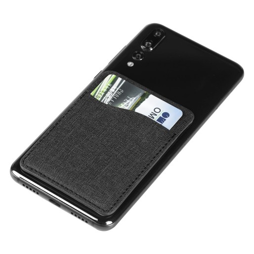 POCKET PRO, card holder for phone, black