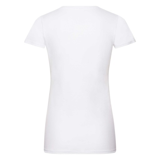 Fruit of the Loom, Ladies Sofspun, women's T-shirt, white, S