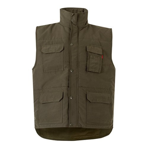 VL MEFITIS. Multi-pocket padded vest (220g/m²), in polyester (100%)
