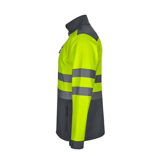 VL HESTIA LARGE. Dvobojna soft shell jakna (280g/m²), sa postavom od flisa i TPU membranom, od poliestera (96%) i elastina (4%)