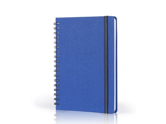 MELBURN, B5 format spiral notes, royal blue