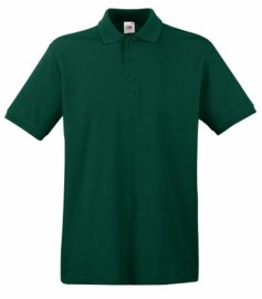 Fruit of the Loom, Premium Polo, premium men's polo shirt, dark green, 2XL