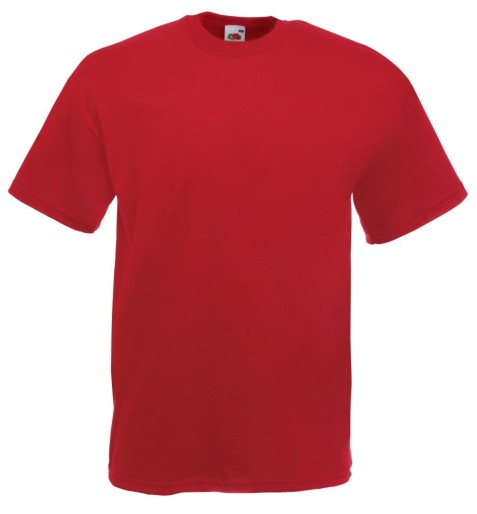 Fruit of the Loom, Valueweight, men's cotton T-shirt, brick red, L