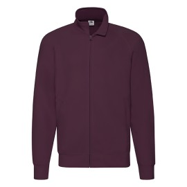 Fruit of the Loom, Lightweight Sweat Jacket, Lightweight Sweat Jacket, Burgundy, 2XL