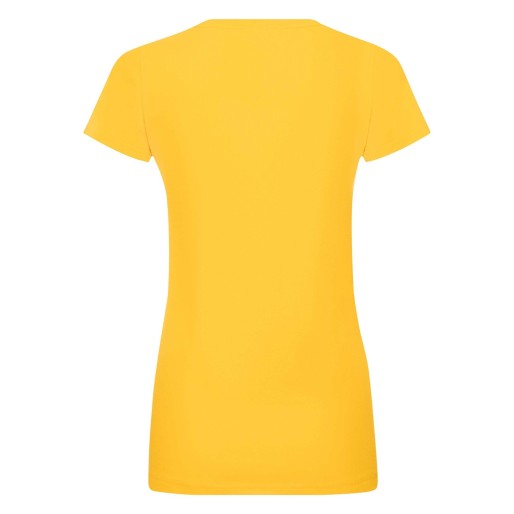 Fruit of the Loom, Ladies Sofspun, women's T-shirt, sunflower yellow, S