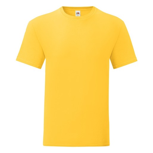 Fruit of the Loom, ICONIC 150T, pamučna majica, suncokret žuta boja