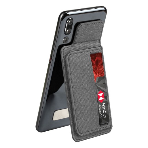RICHY, card holder and phone holder, gray