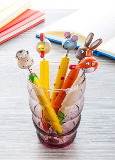 Zoom wooden ballpoint pen, rabbit