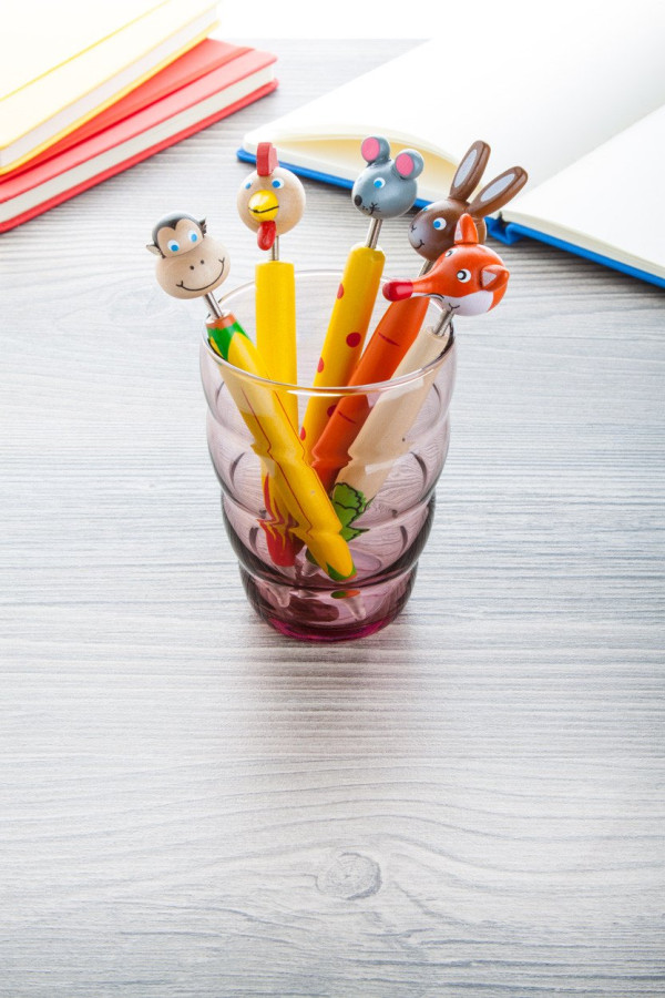 Zoom wooden ballpoint pen, rabbit