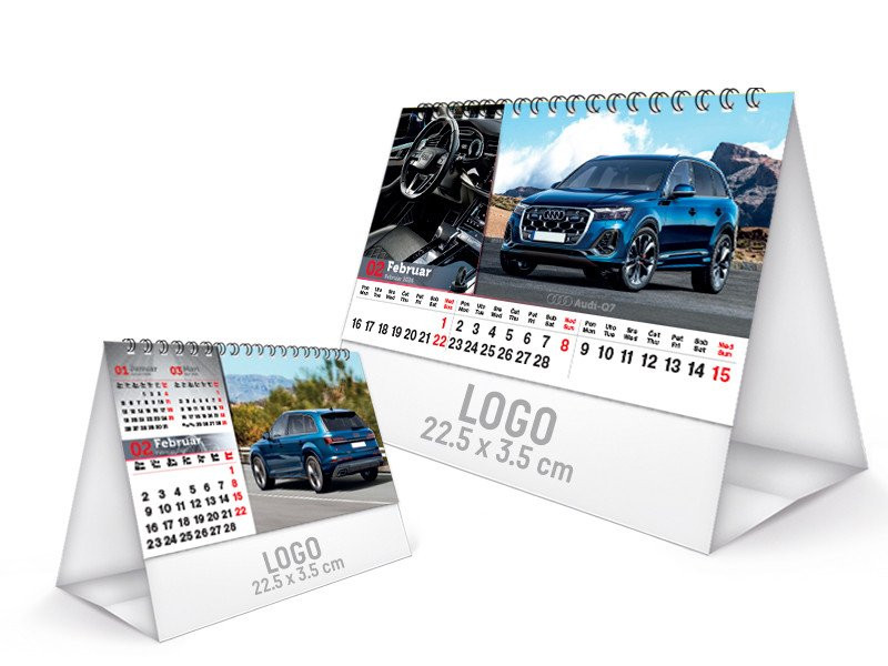 CARS, Table Calendar, 13 sheets