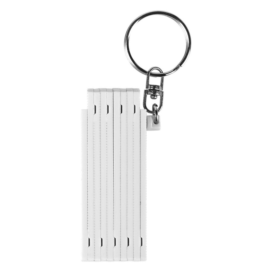 RULER, folding ruler with metal ring, 0.5 m, white