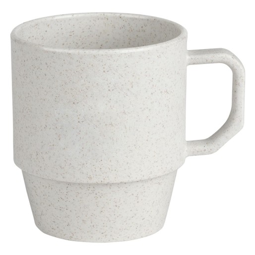 KIKI, eco mug made of mixture of wheat straw and plastic, 300 ml, gray