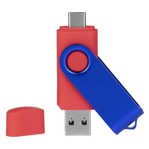 SMART C BLUE, usb flash memorija, crveni, 16GB
