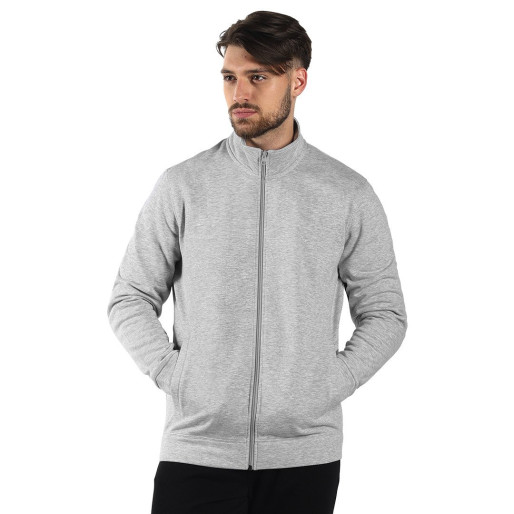 SPINNER, unisex zipped sweatshirt, 280 g/m2, ash