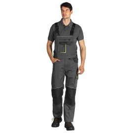 AVIATOR BIB PANTS, dark gray