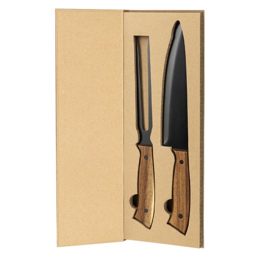 STEAK, meat cutlery set, 2/1, beige