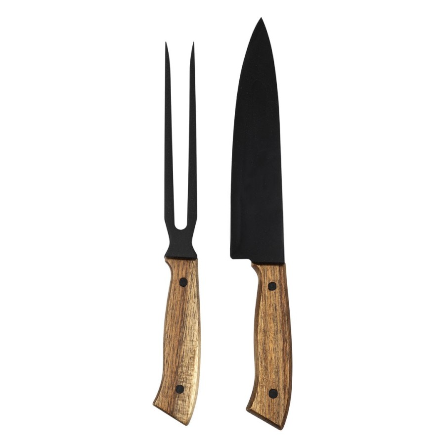 STEAK, meat cutlery set, 2/1, beige