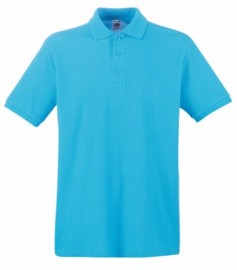 Fruit of the Loom, Premium Polo, premium polo majica za muškarce, azurno plava, L