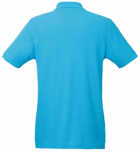 Fruit of the Loom, Premium Polo, premium men's polo shirt, azure blue, L