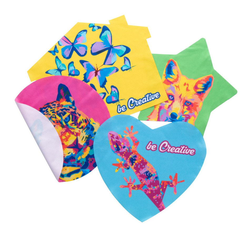 CreaClean RPET custom glasses cloth, design your custom shape