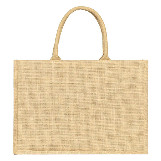 GOA, torba od jute sa rajsferšlusom, bež