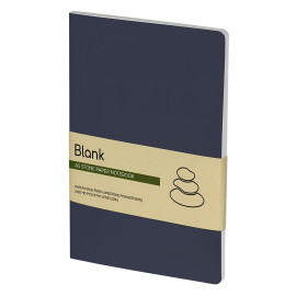 BLANK, a5 notebook, blue