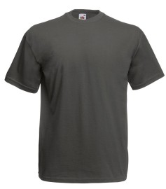 Fruit of the Loom, Valueweight, men's cotton T-shirt, light graphite, XL