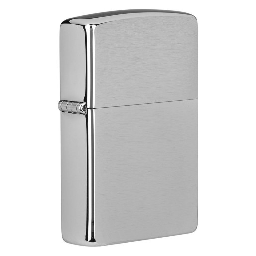 ZIPPO 200, metal lighter in a gift box, shiny metal