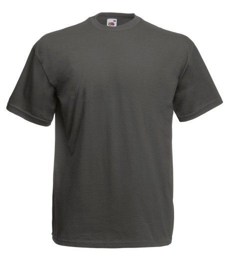 Fruit of the Loom, Valueweight, men's cotton T-shirt, light graphite, 2XL