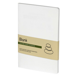 BLANK, a5 notebook, white