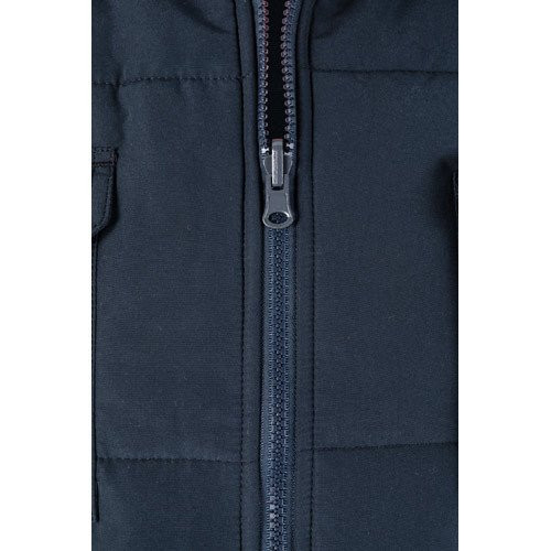 VL DIANA. Postavljeni prsluk (220g/m²), reverzibilan i sa više džepova, od poliestera (100%), sa reverzibilnim pokrivenim rajsferšlusom