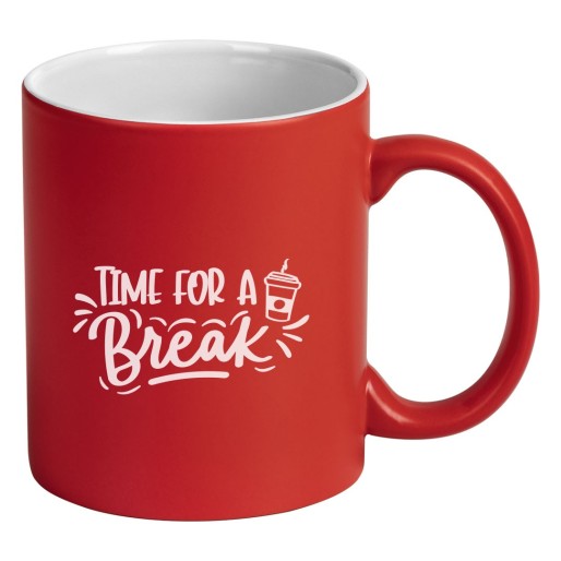 GRETA, stoneware mug, 325 ml, red