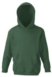 Fruit Of The Loom, Kids Classic Hooded Sweat, duks za decu sa kapuljačom, šumsko zelena, 14-15
