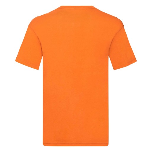 Fruit of the Loom, Original V-neck T, Men's V-neck Short Sleeve T-Shirt, Orange, 3XL