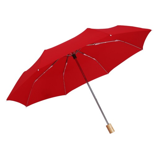 AQUARIUS, foldable umbrella, manual opening, red