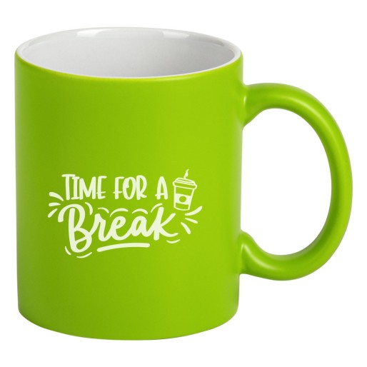 GRETA, stoneware mug, 325 ml, kiwi